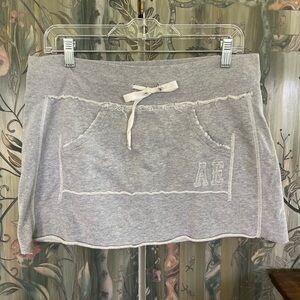 american eagle sweat skirt